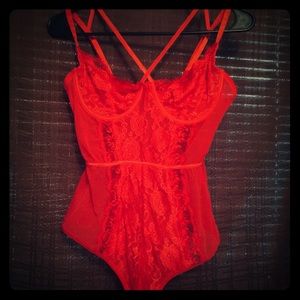 💋🌹💋Boutique Sexy red lingerie bodysuit💋🌹💋